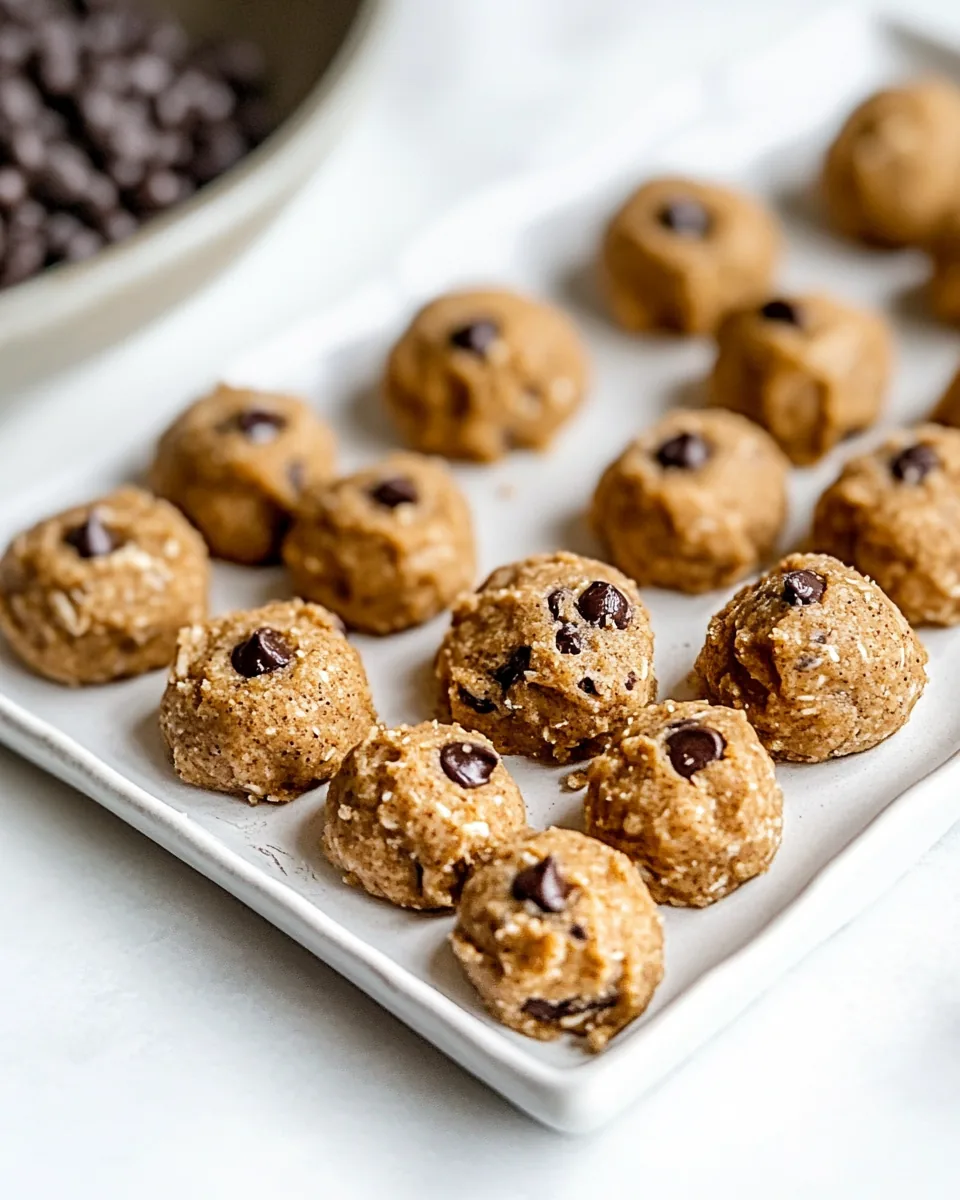Peanut Butter Protein Cookie Dough Bites