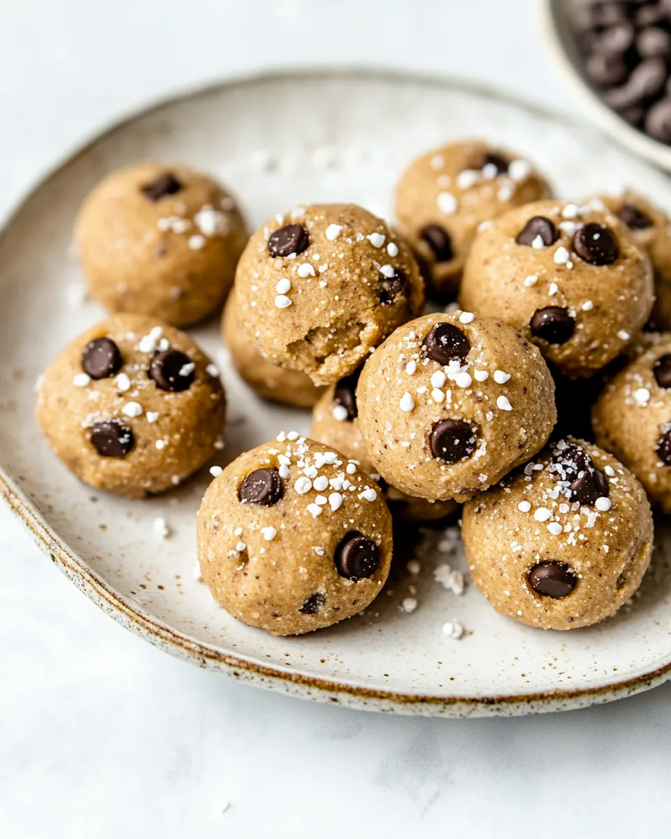 Peanut Butter Protein Cookie Dough Bites