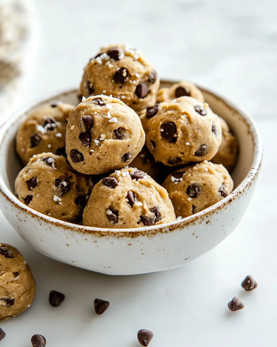 Peanut Butter Protein Cookie Dough Bites