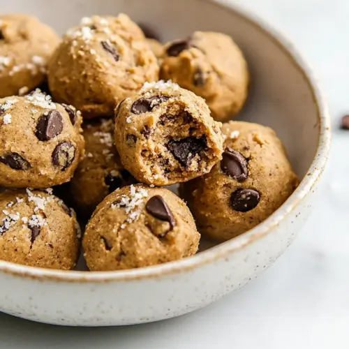 Peanut Butter Protein Cookie Dough Bites