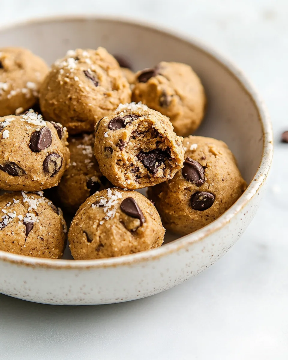 Peanut Butter Protein Cookie Dough Bites