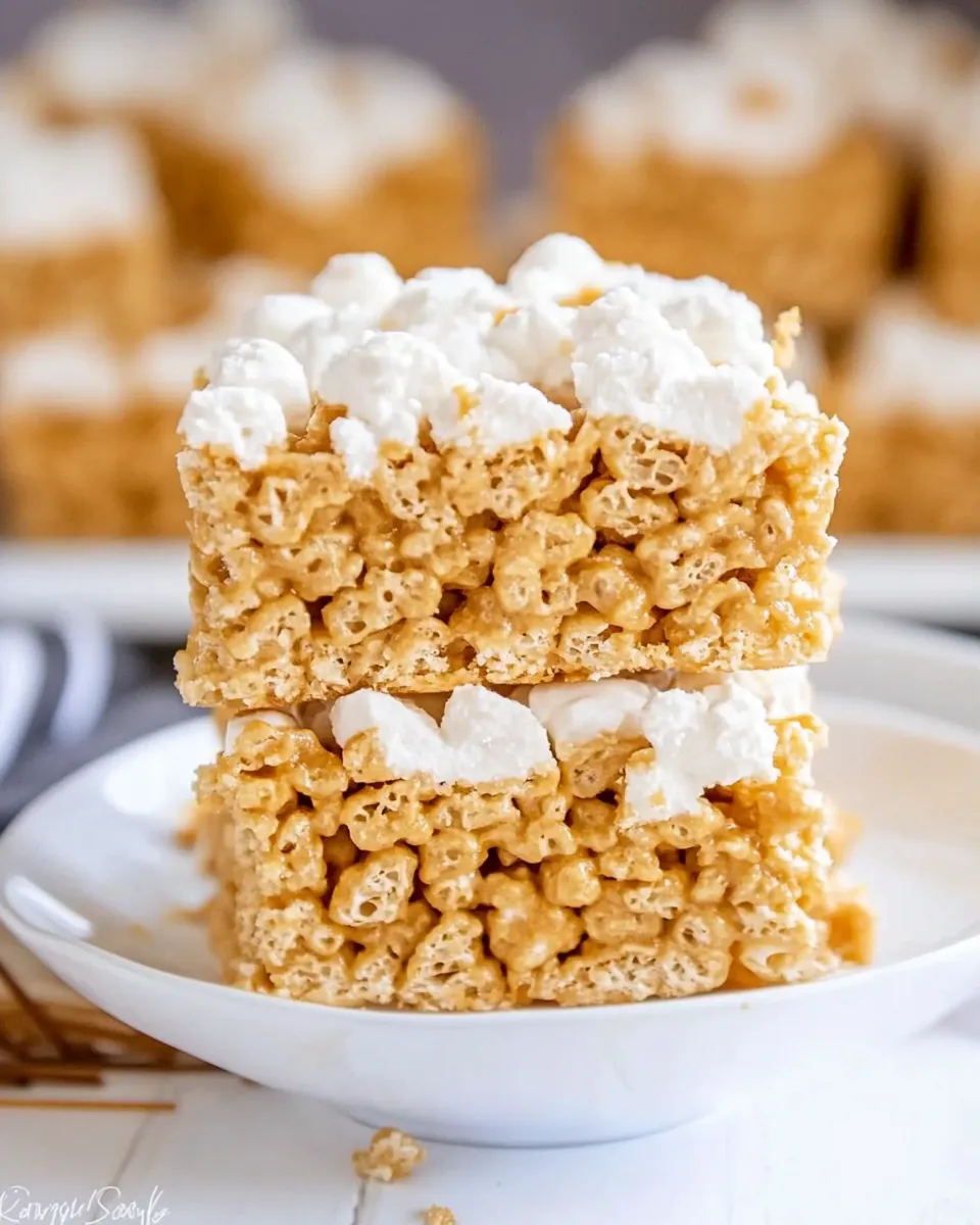 Peanut Butter Rice Krispie Treats