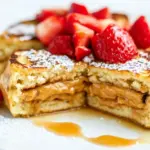 Peanut Butter Stuffed French Toast