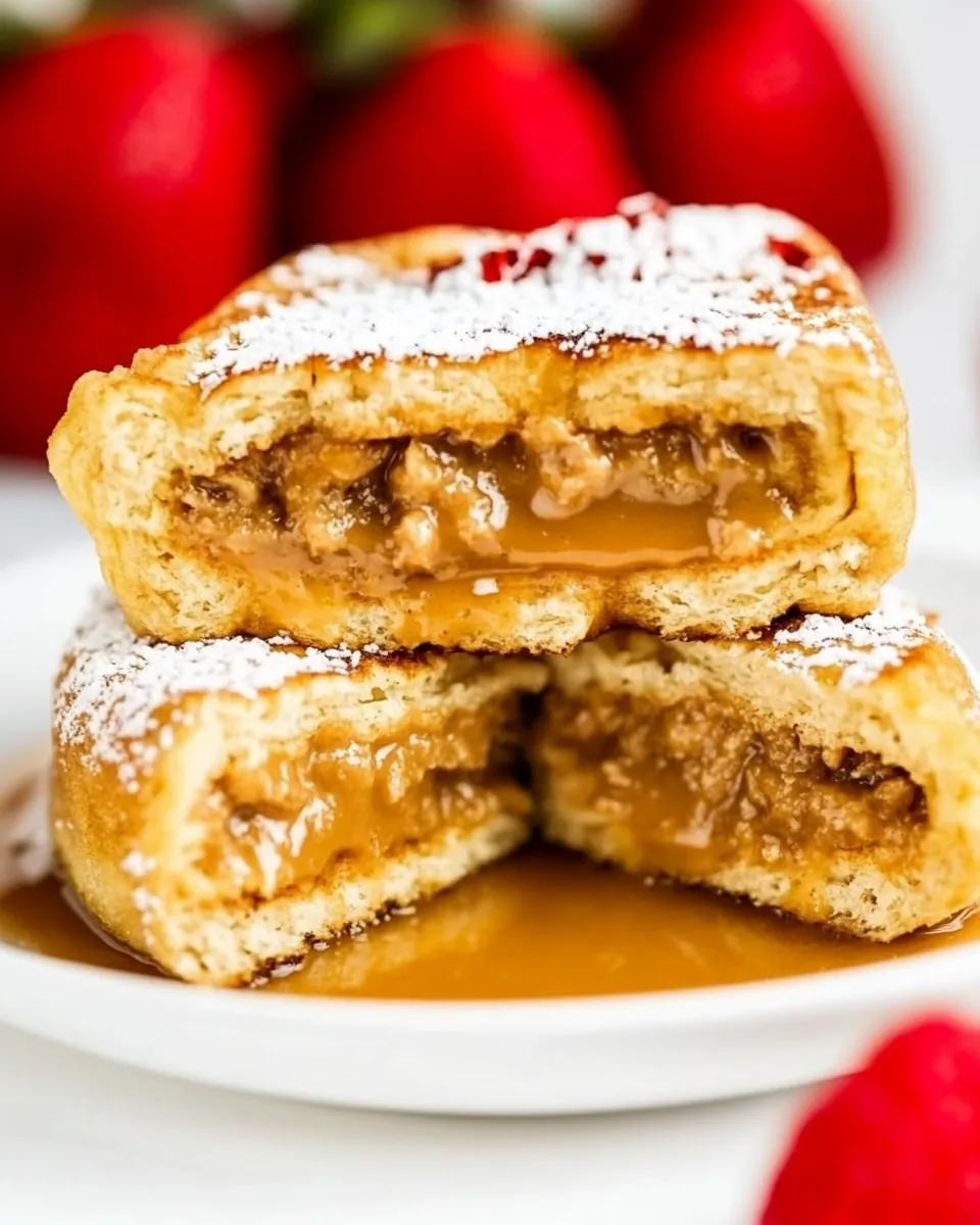 Peanut Butter Stuffed French Toast