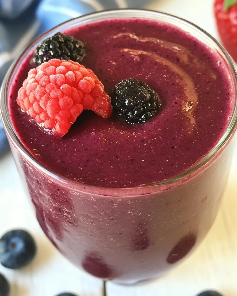 Peanut Butter and Jelly Smoothie