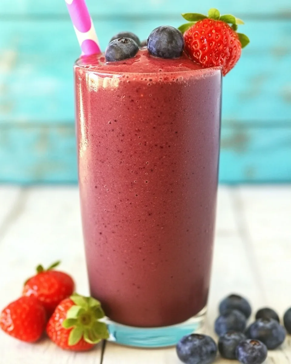 Peanut Butter and Jelly Smoothie