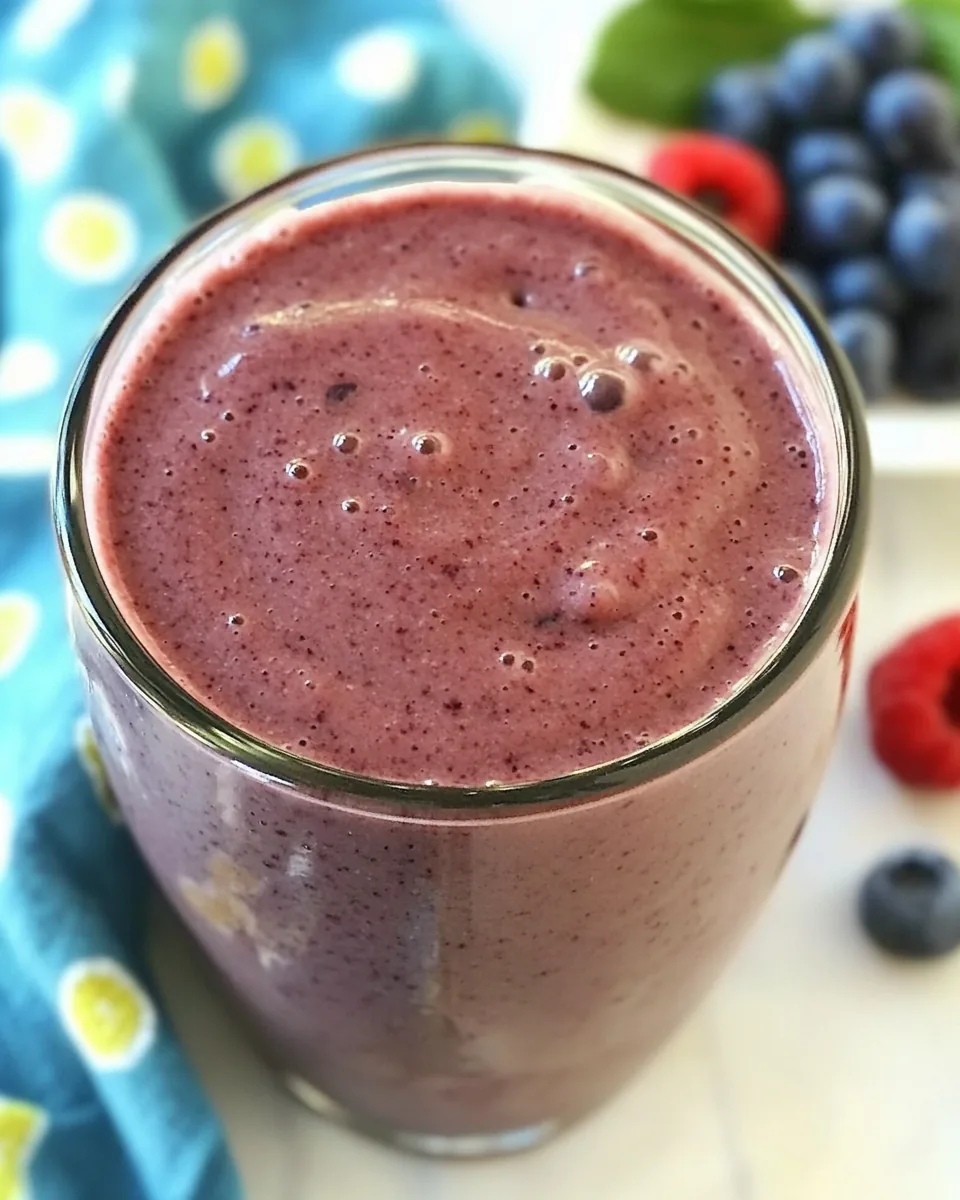 Peanut Butter and Jelly Smoothie