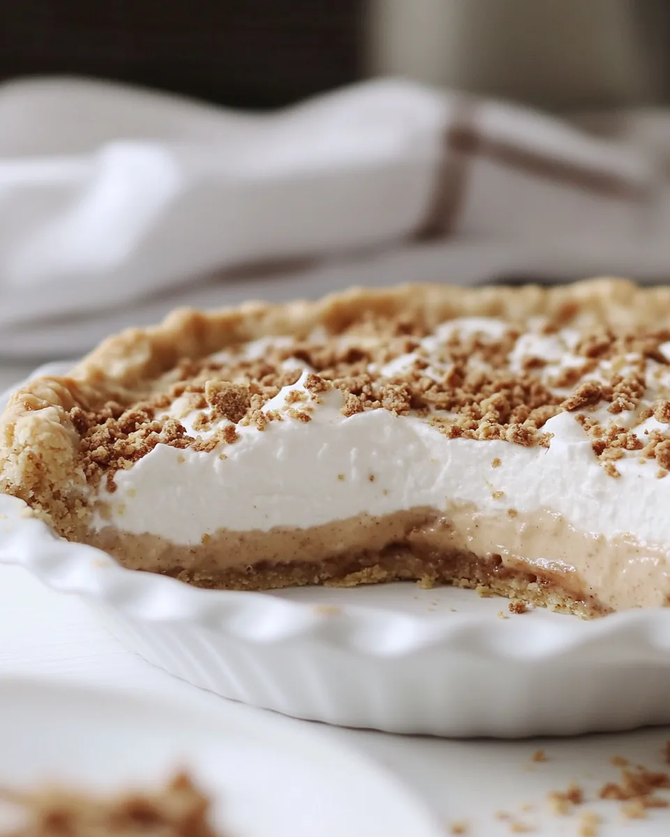 Peanut Pie with Cracker Crust