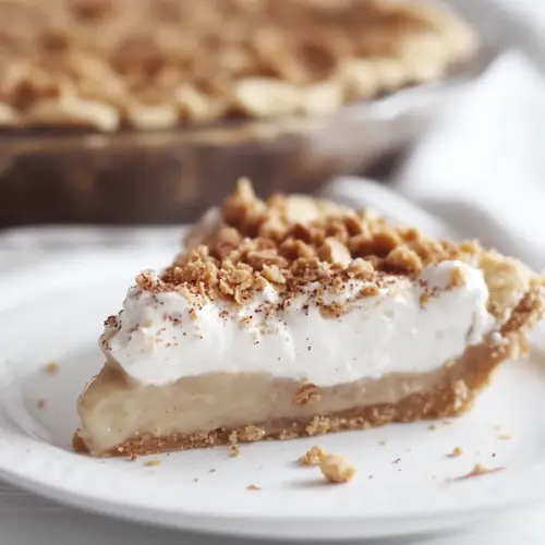 Peanut Pie with Cracker Crust