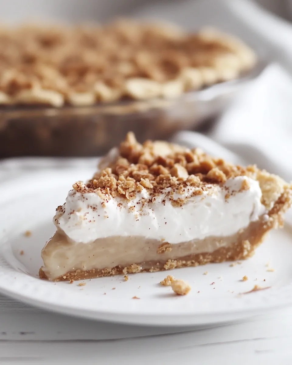 Peanut Pie with Cracker Crust
