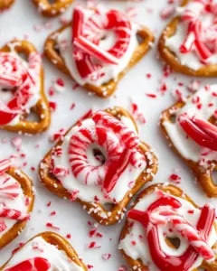 Peppermint Bark Pretzels