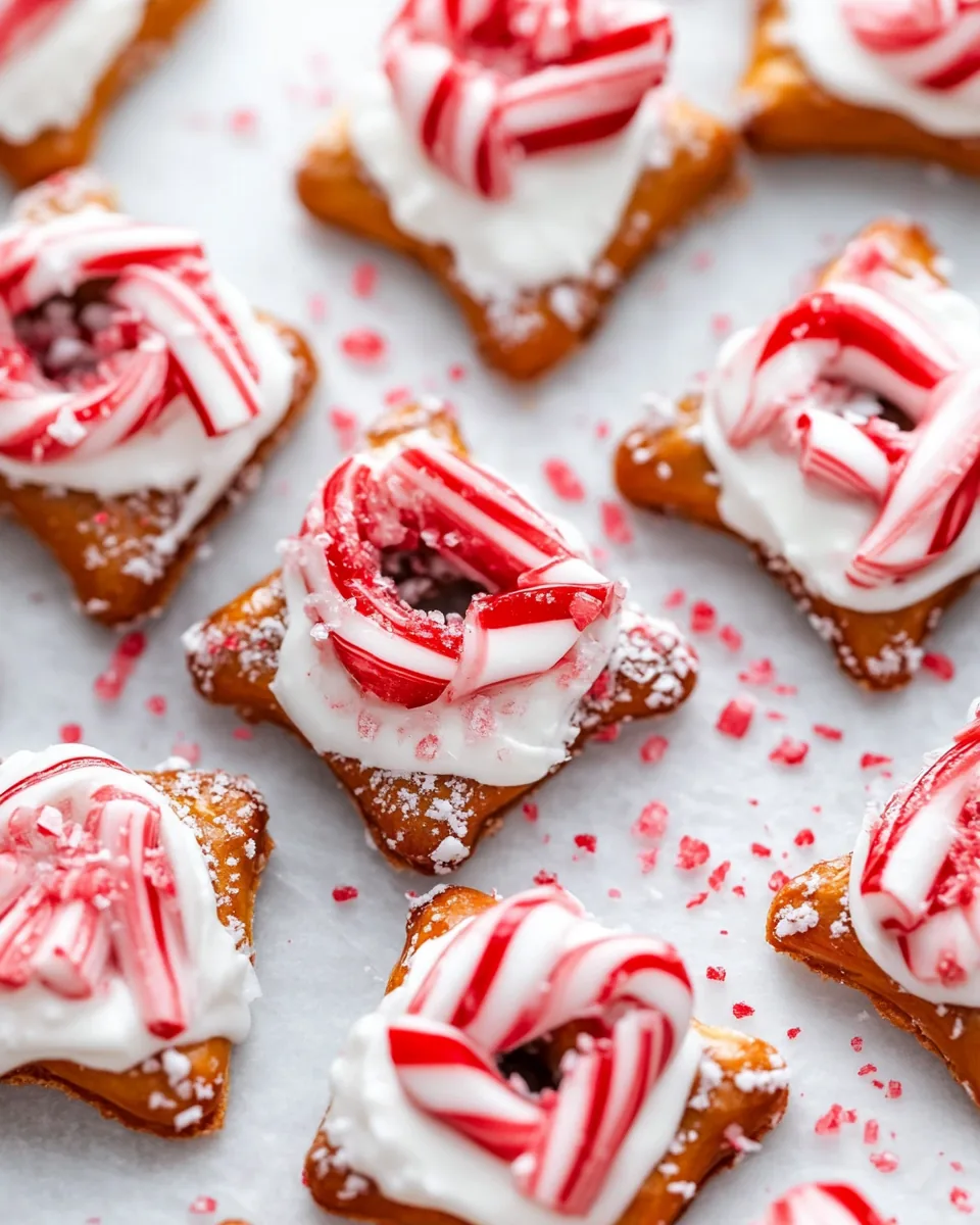 Peppermint Bark Pretzels