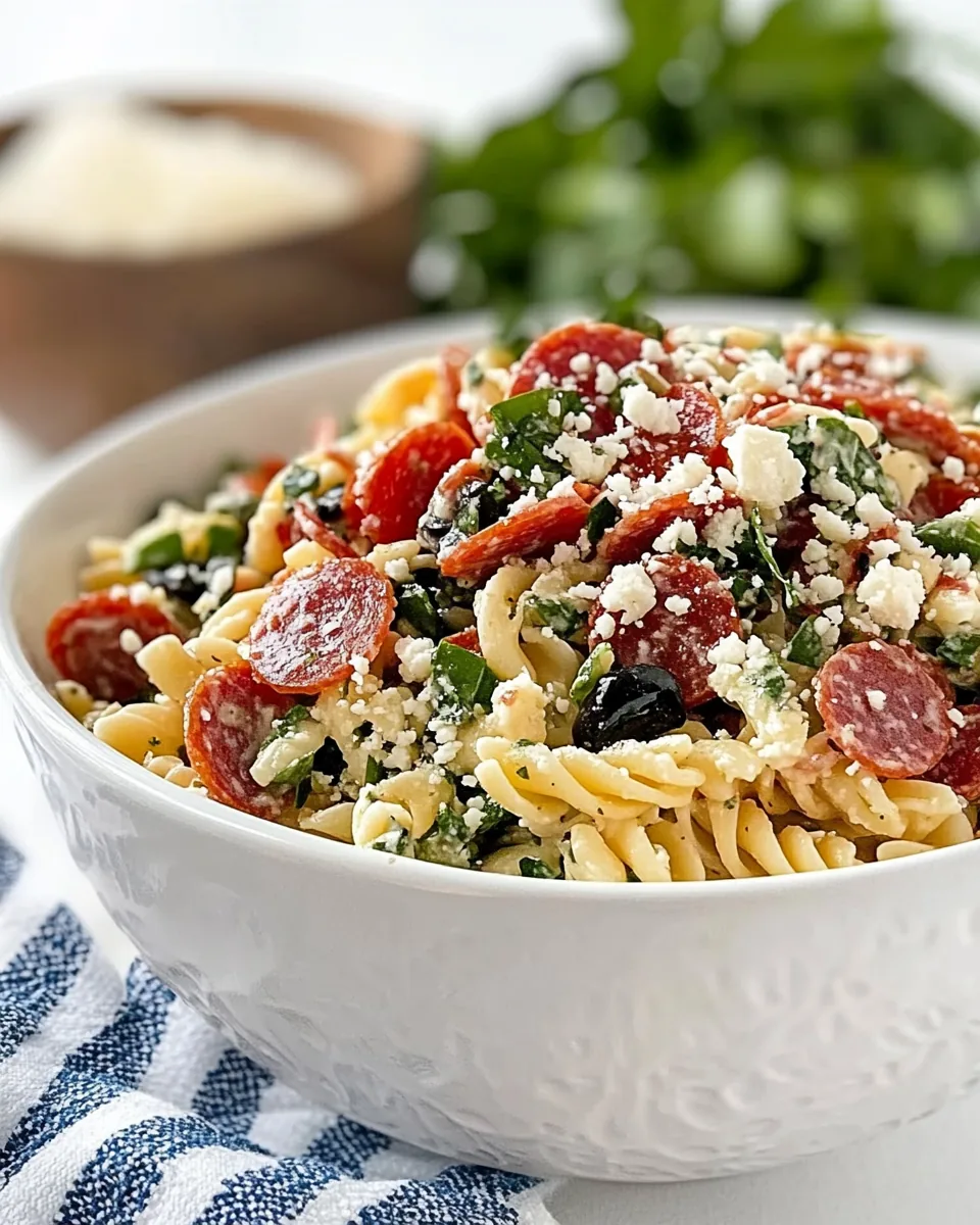 Pepperoni Pasta Salad