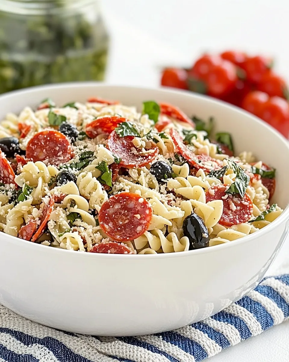 Pepperoni Pasta Salad