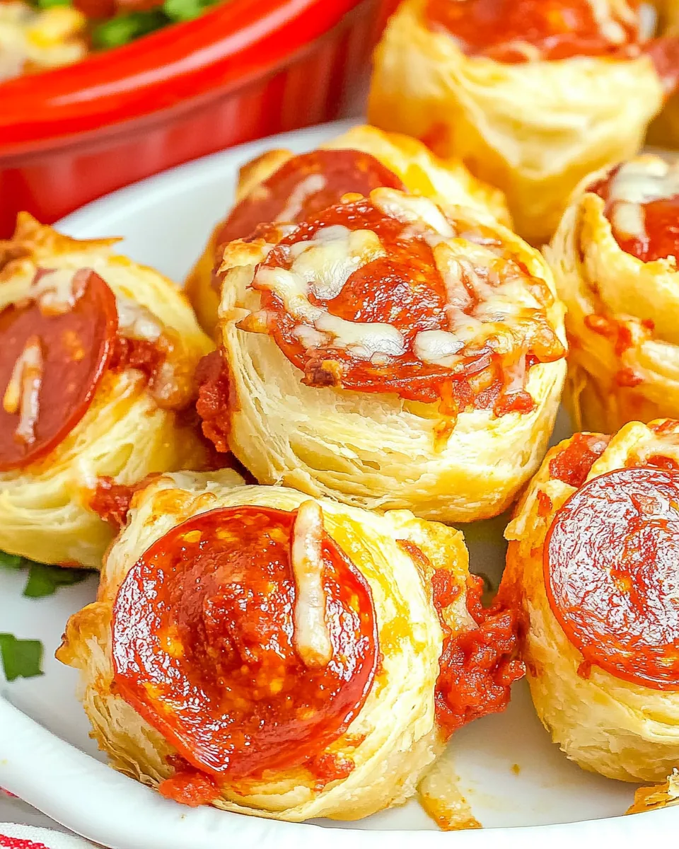 Pepperoni Pizza Pastry Puffs