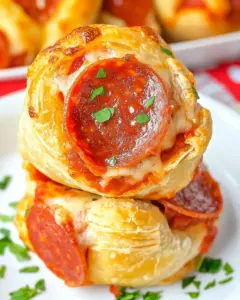 Pepperoni Pizza Pastry Puffs