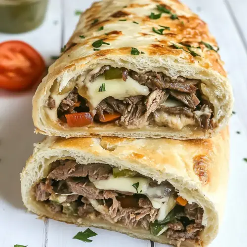 Philly Cheese Steak Stromboli