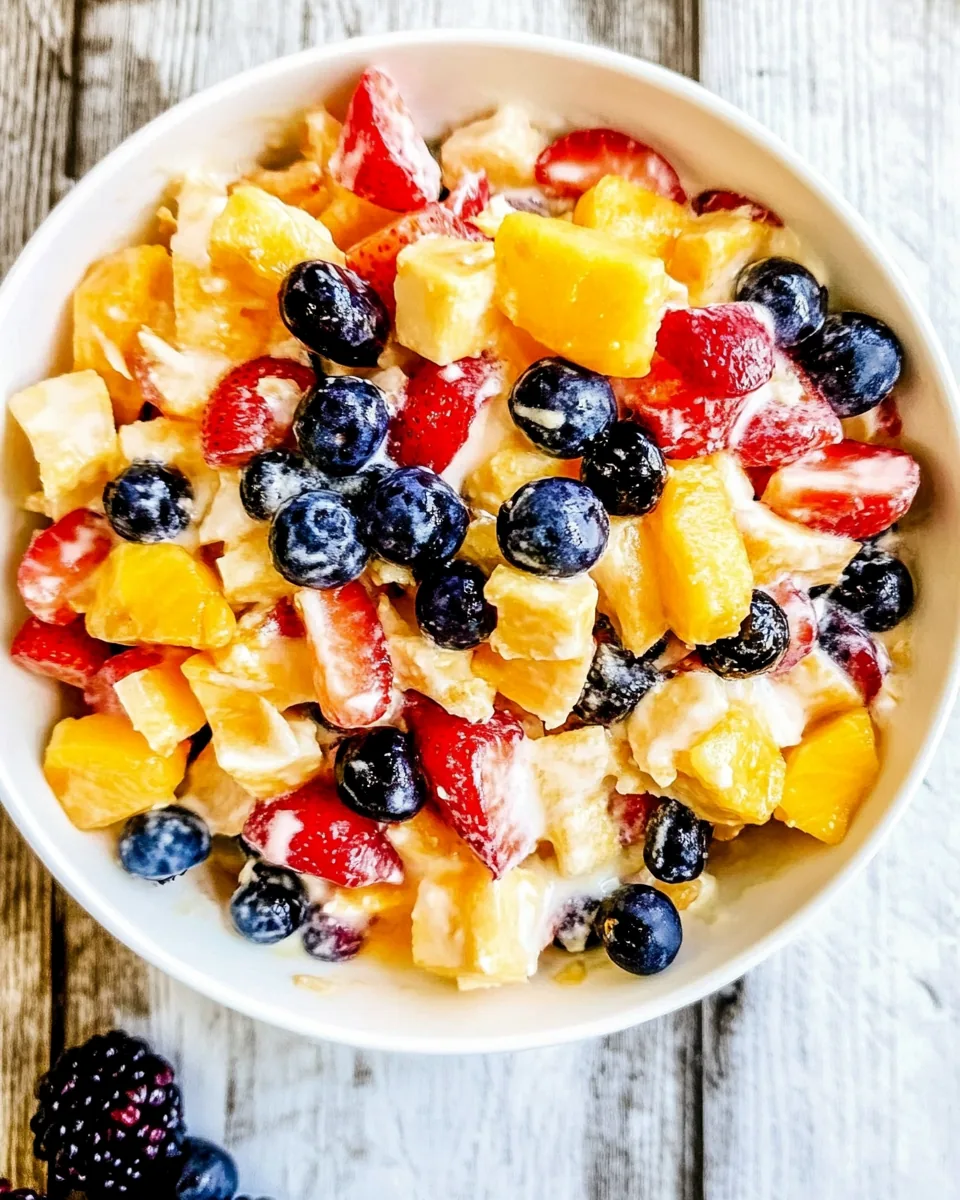 Pina Colada Fruit Salad