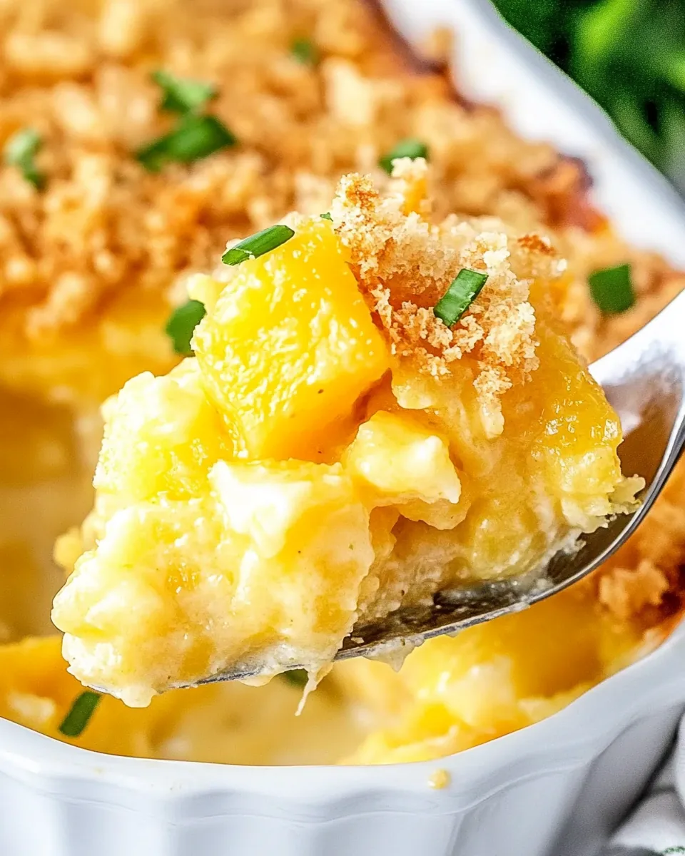 Pineapple Cheese Casserole