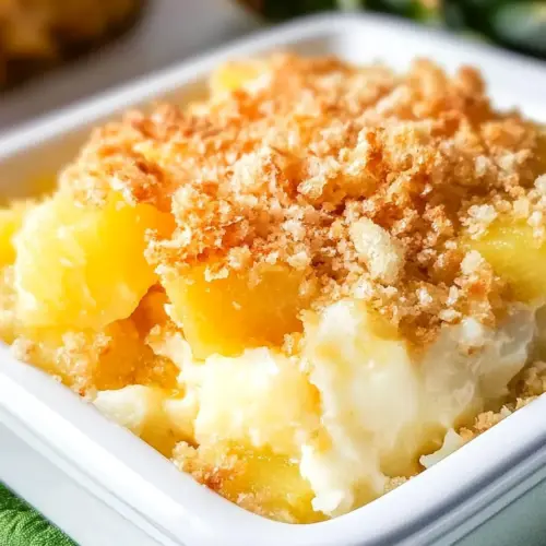 Pineapple Cheese Casserole