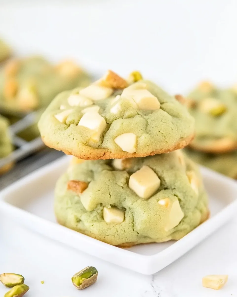 Pistachio Pudding Cookies
