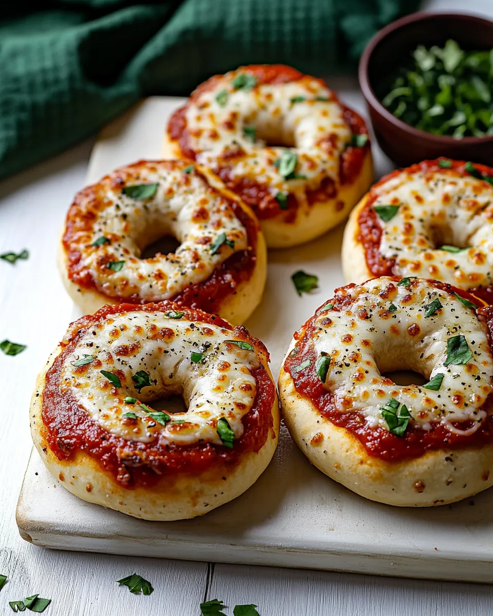Pizza Bagels