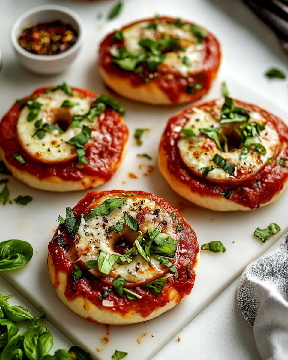 Pizza Bagels