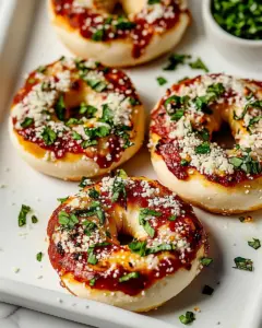 Pizza Bagels