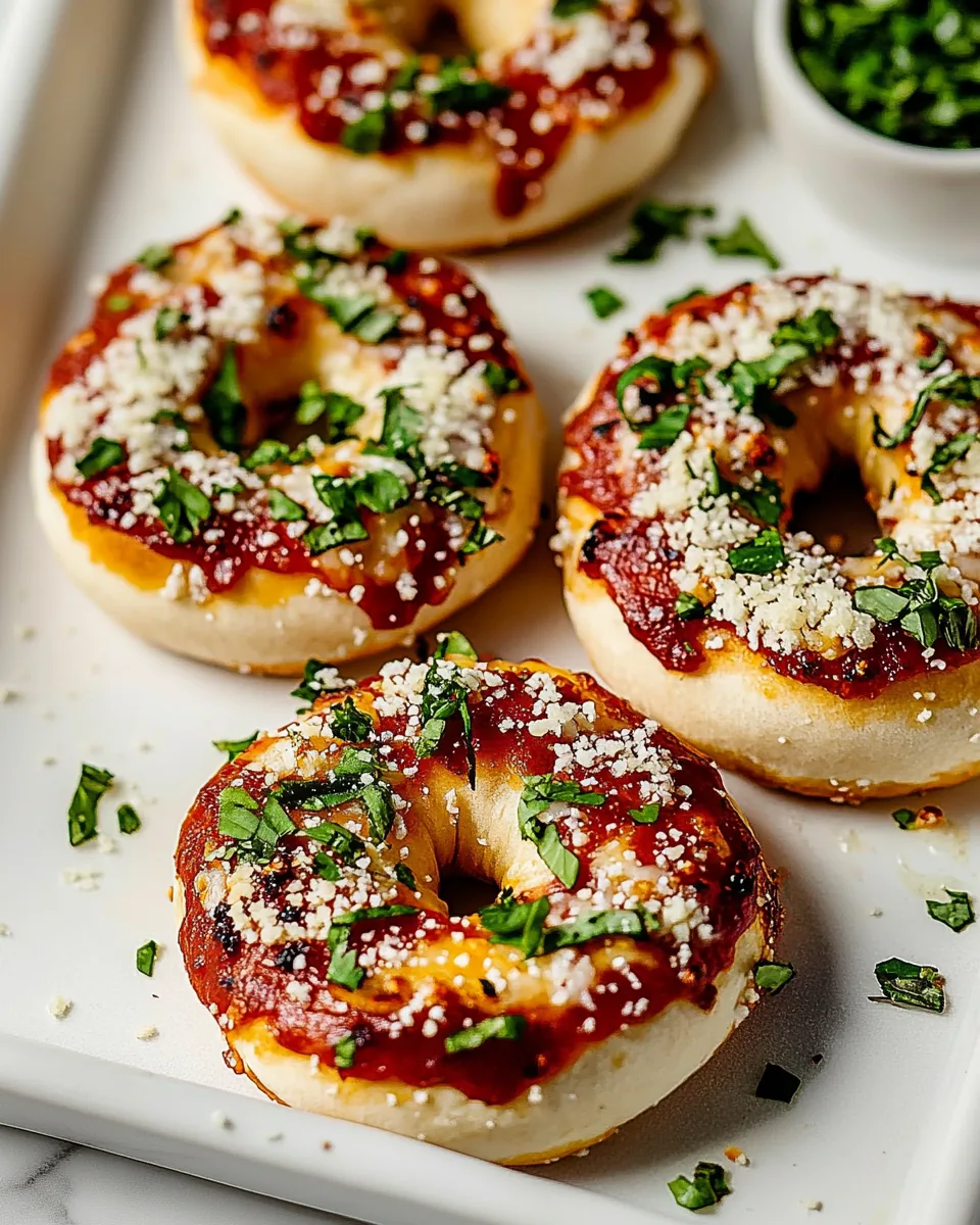 Pizza Bagels