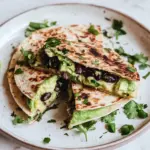 Plant Based Bean and Avocado Quesadillas