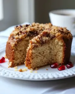 Pomegranate Molasses Coffee Cake