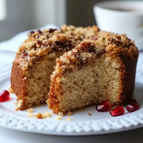 Pomegranate Molasses Coffee Cake