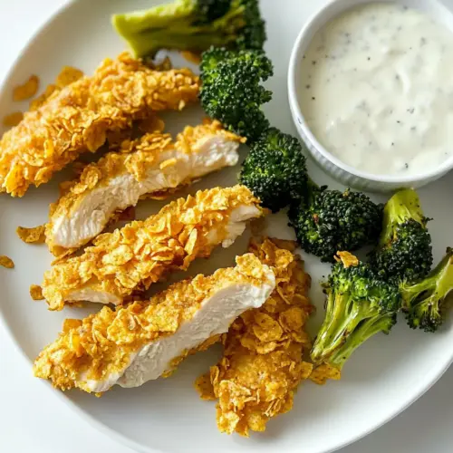 Potato Chip Crusted Chicken Fingers