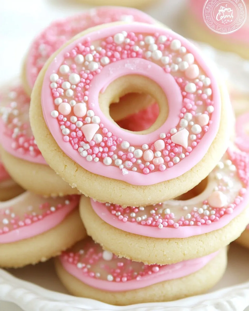 Pretty in Pink Sugar Cookies