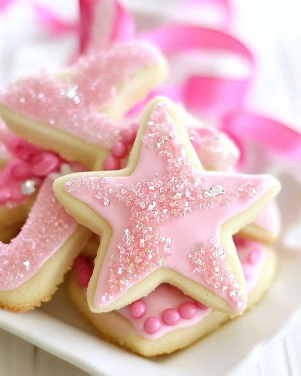 Pretty in Pink Sugar Cookies