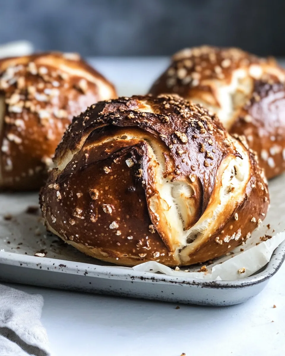 Pretzel Buns