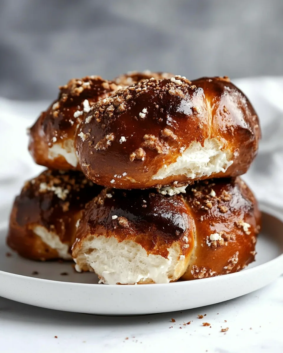 Pretzel Buns