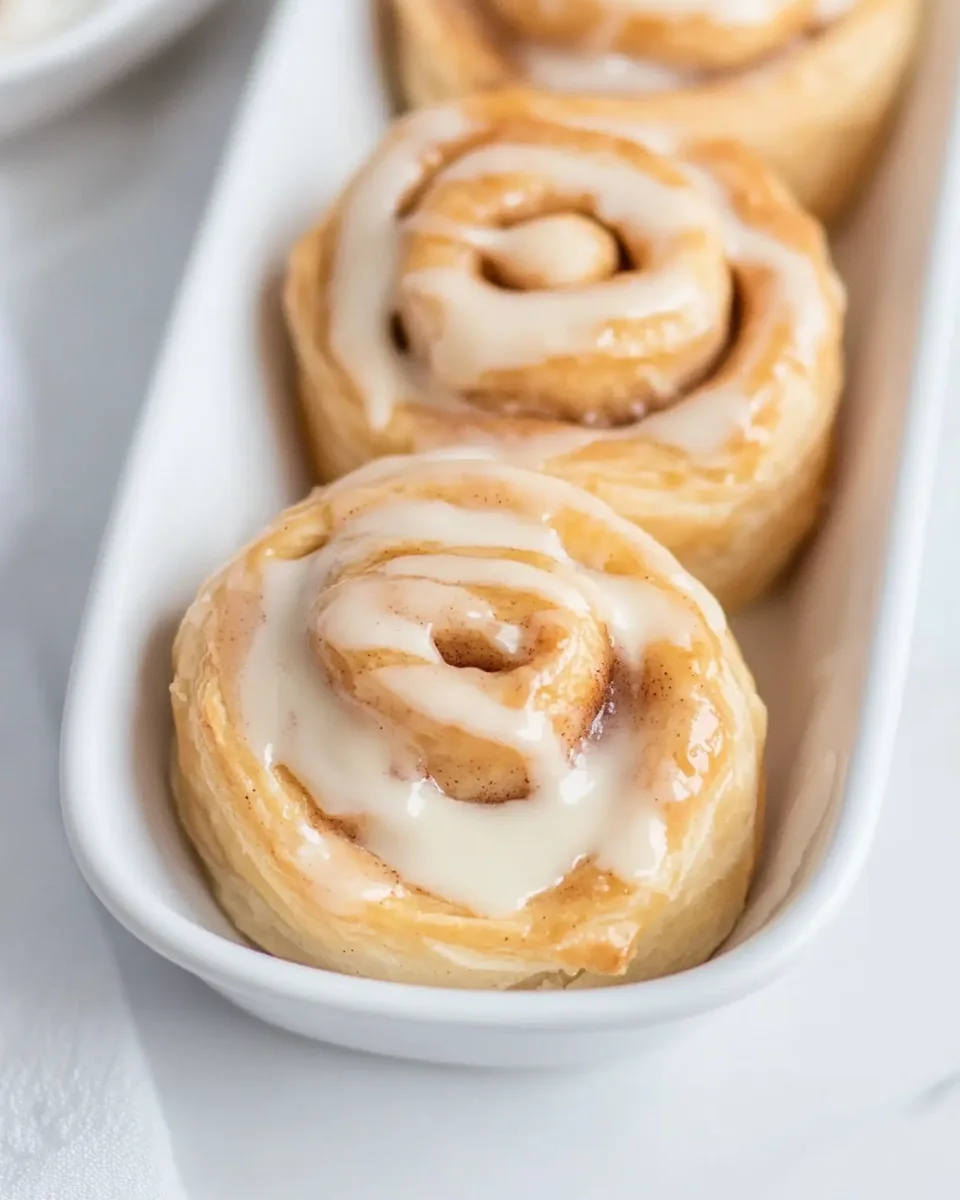 Puff Pastry Cinnamon Rolls