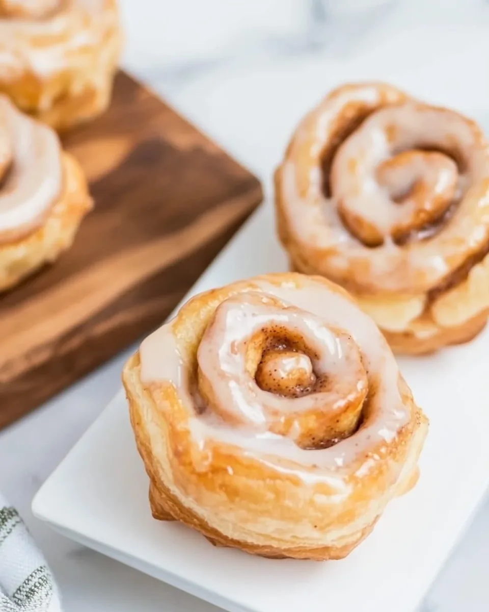 Puff Pastry Cinnamon Rolls