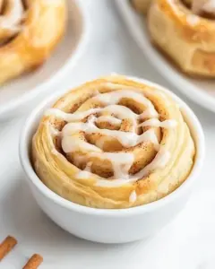 Puff Pastry Cinnamon Rolls