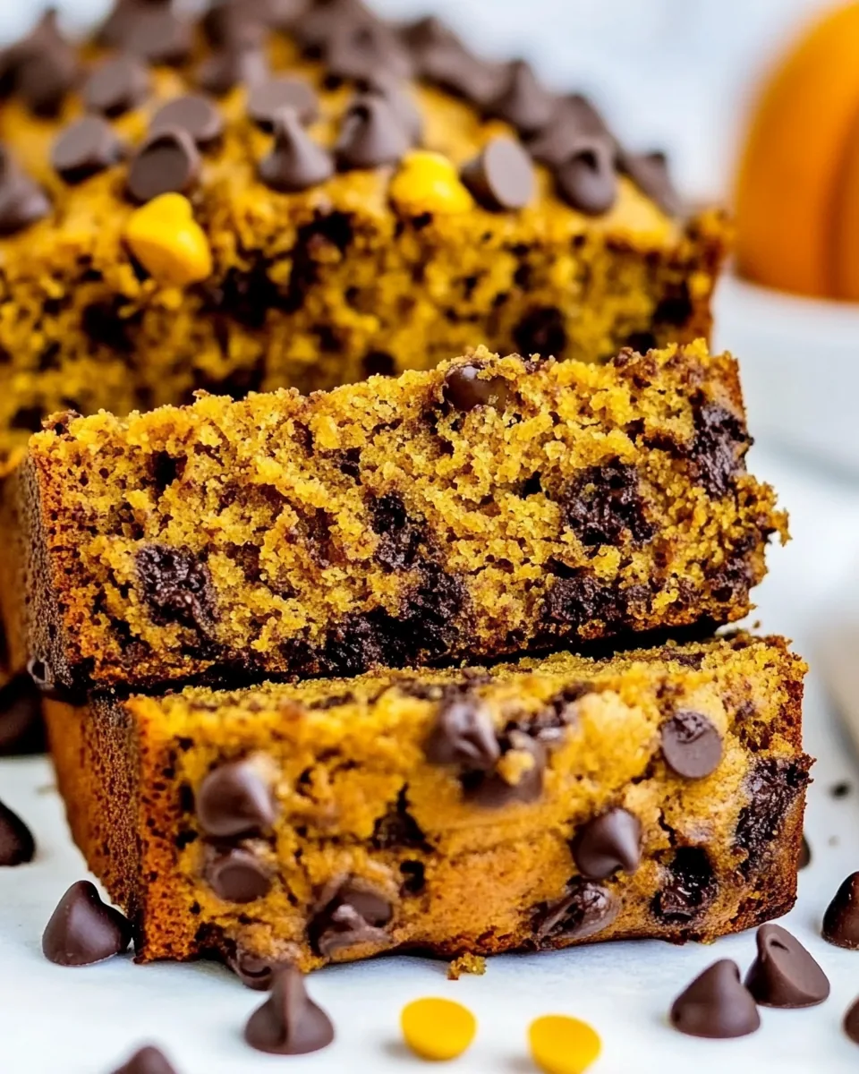 Pumpkin Chocolate Chip Bread