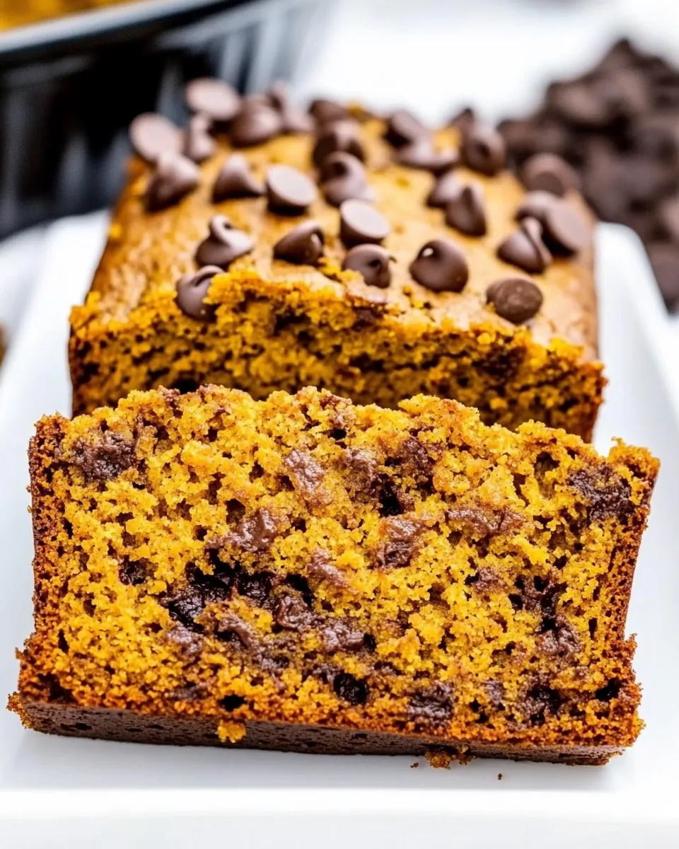 Pumpkin Chocolate Chip Bread
