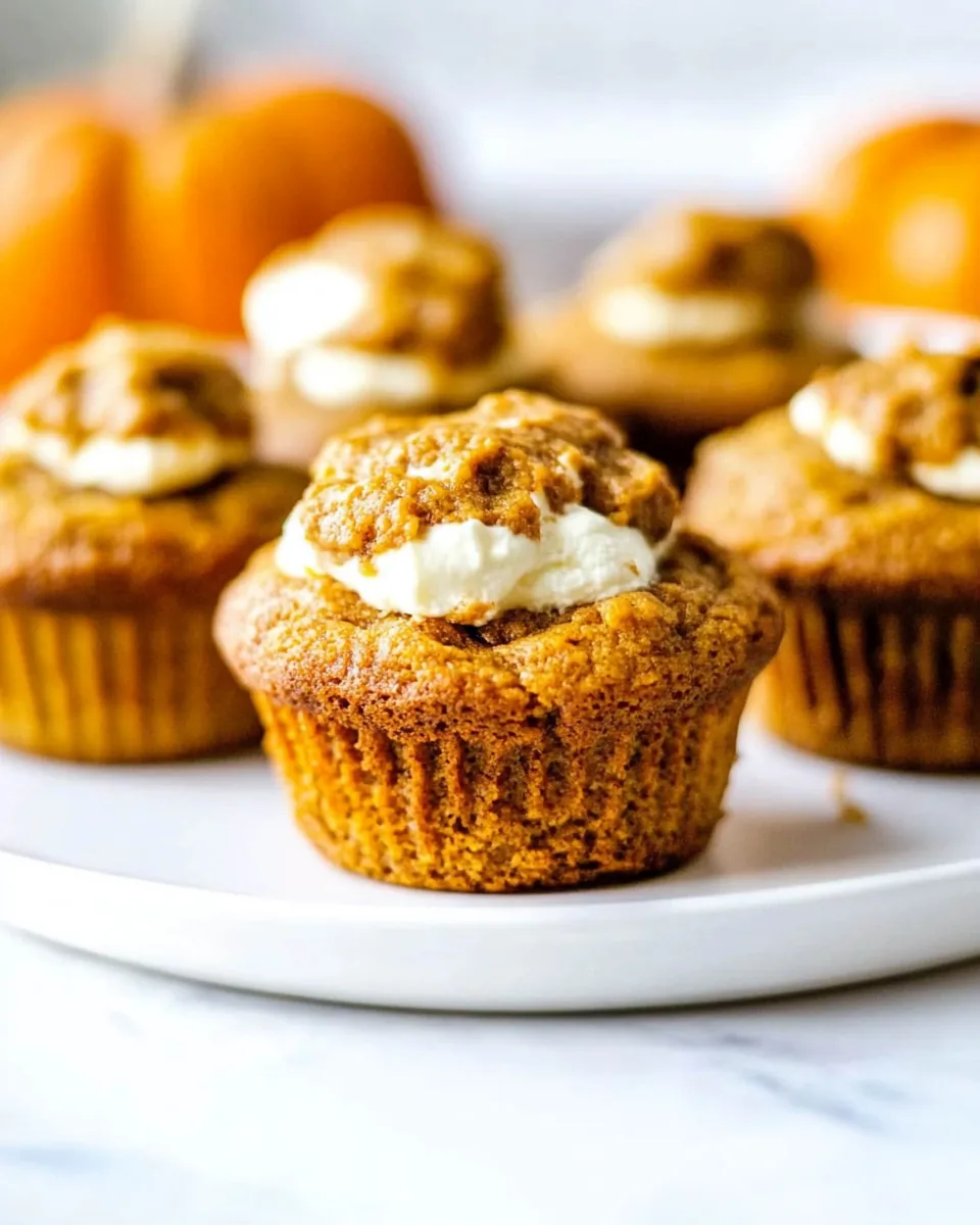 Pumpkin Cream Cheese Muffins