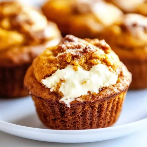 Pumpkin Cream Cheese Muffins