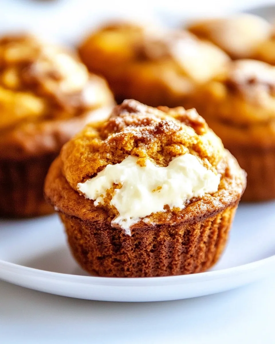Pumpkin Cream Cheese Muffins