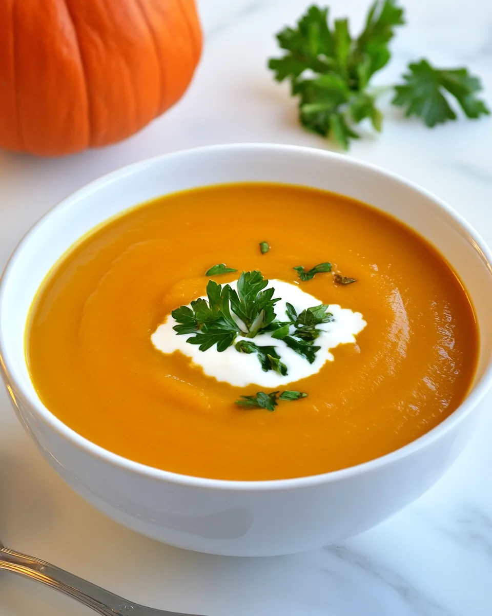 Pumpkin Ginger Soup