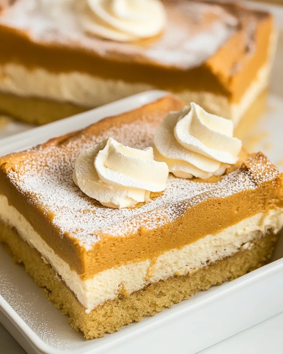 Pumpkin Magic Cake