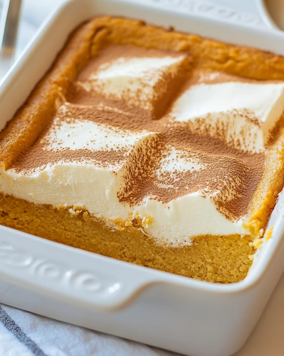 Pumpkin Magic Cake
