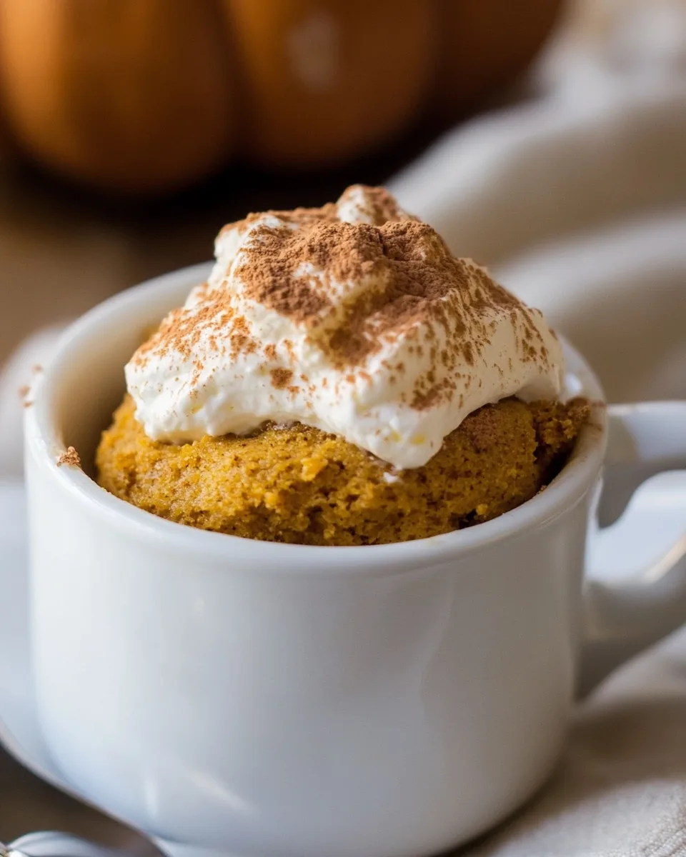Pumpkin Mug Cake