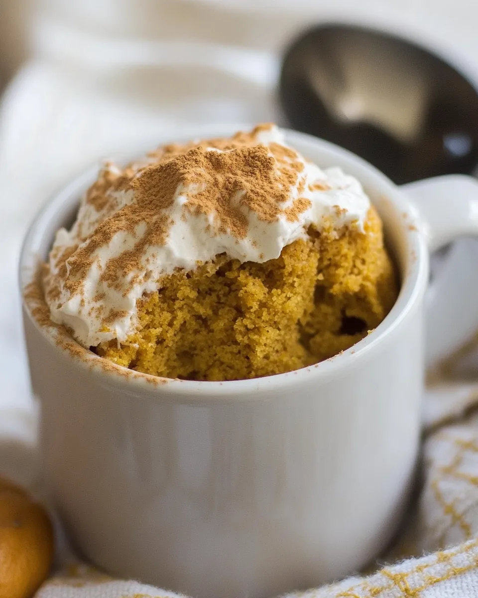 Pumpkin Mug Cake